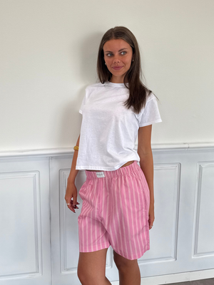 COPENHAGEN SHORTS - LT PINK / OFFWHITE
