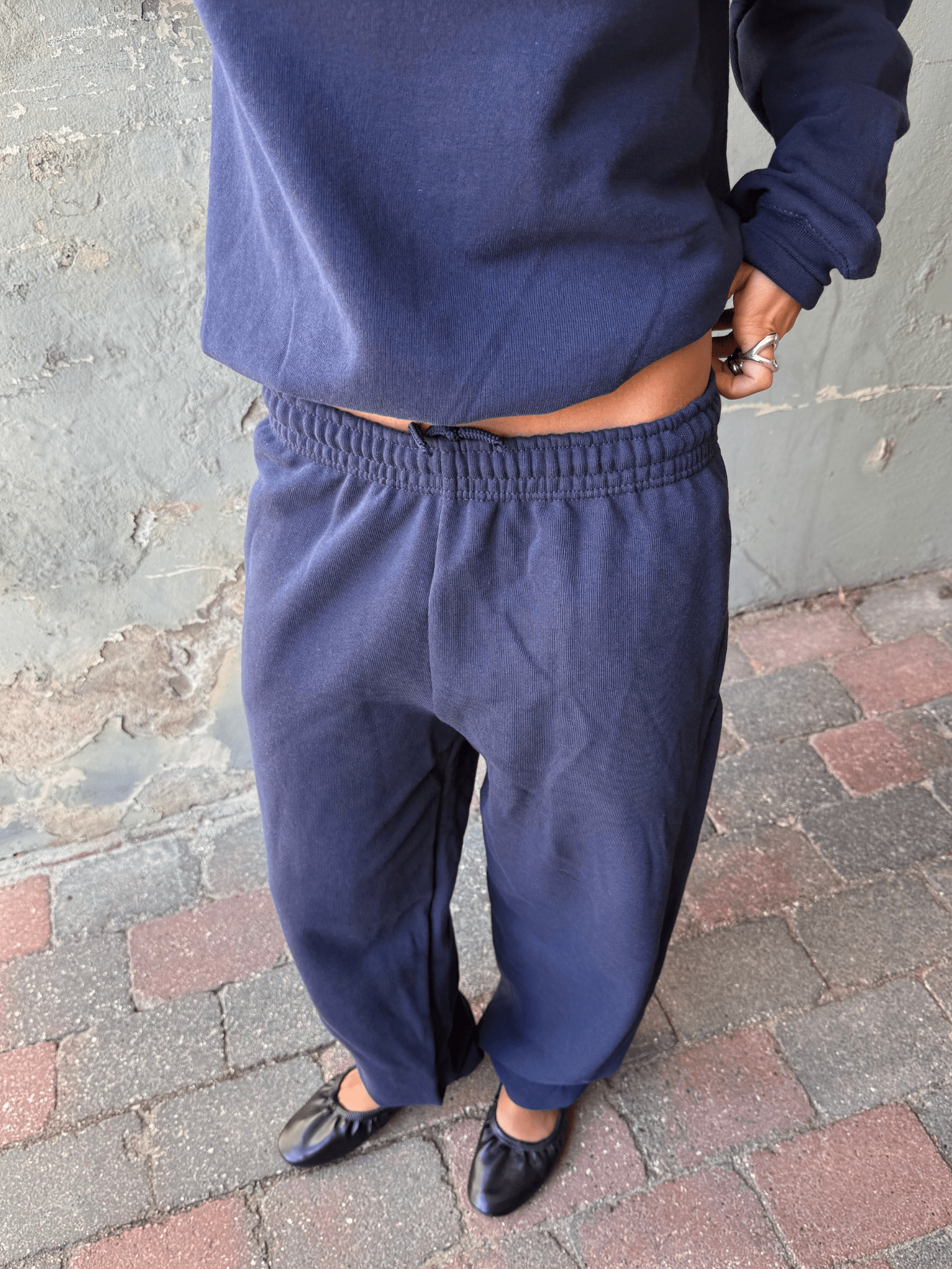 FRUIT SWEATPANTS M/ ELA - NAVY