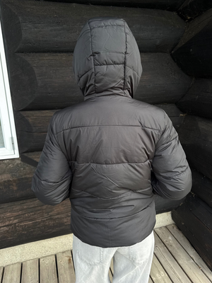 BEE PUFFER JACKET - BLACK