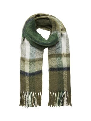BEA LONG SCARF - GREEN