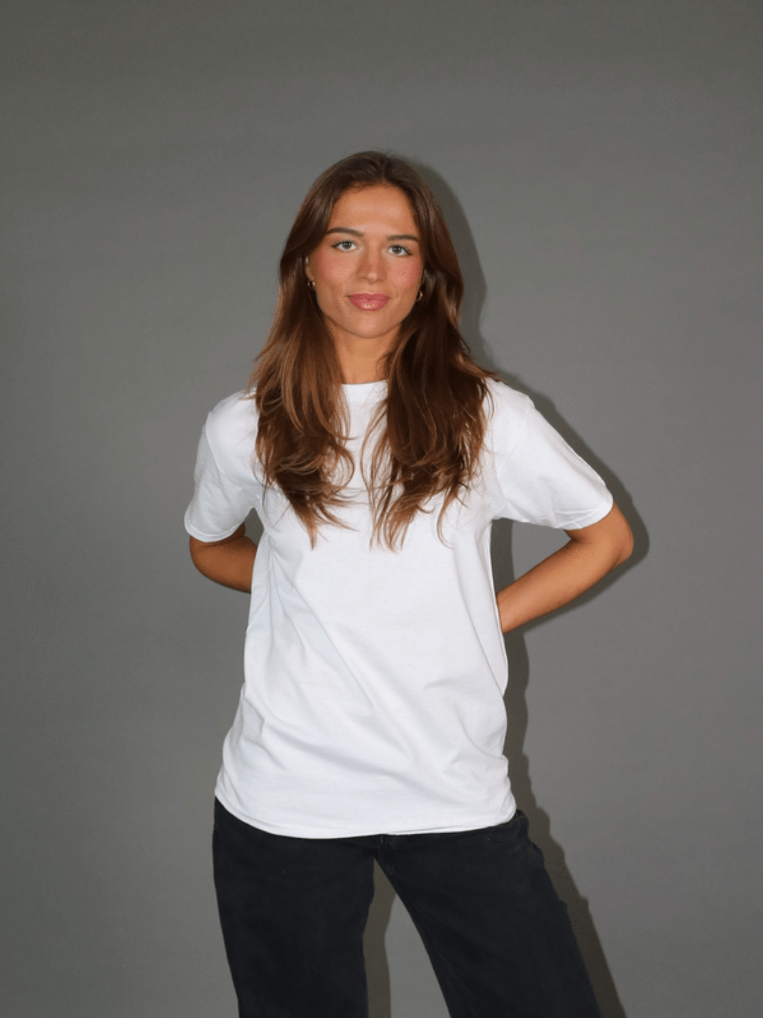 NOT IN THE MOOD T-SHIRT (Rückenaufdruck) - WEISS