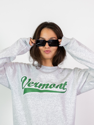 VERMONT SPORT (GRØN) SWEAT  - GRÅ