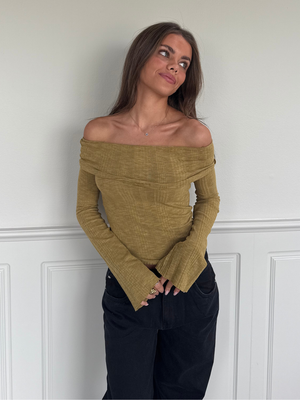 MELANIE TOP - MATCHA GREEN