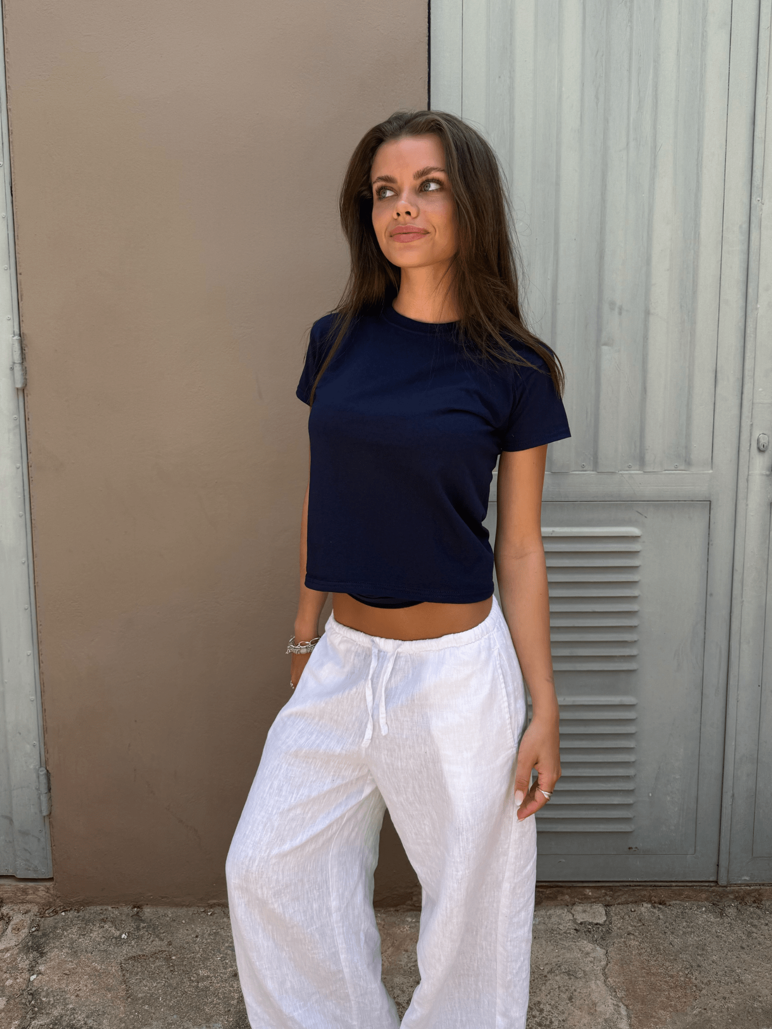 FRUCHT-BABY-TEE - MARINEBLAU