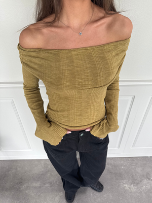 MELANIE TOP - MATCHA GREEN