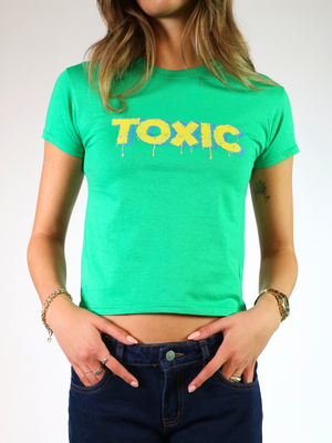 TOXIC BABY TEE - LYS GRØN