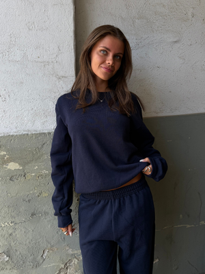 SWEAT SÆT - m/ ELA, NAVY
