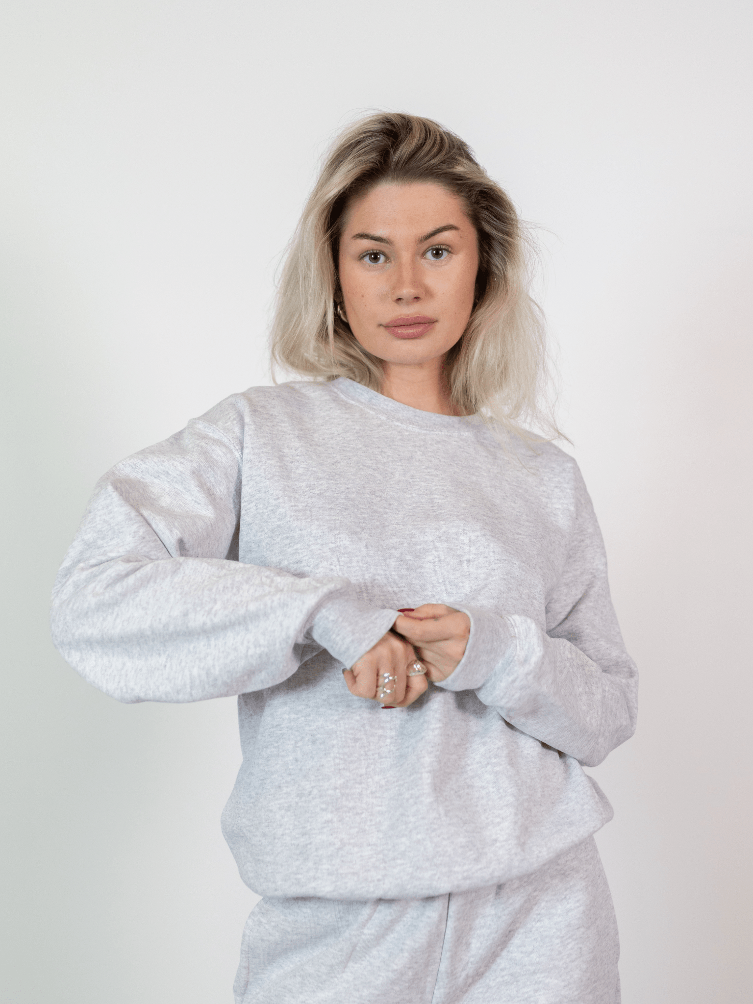 FRUCHT-SWEATSHIRT - GRAU