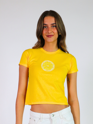 LEMON BABY TEE - GUL