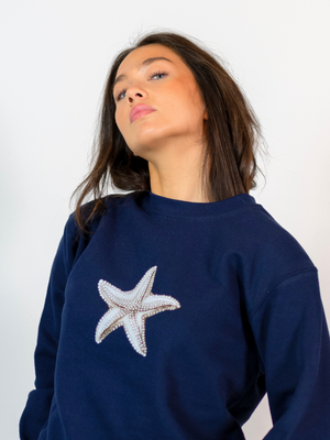 STARFISH SWEATSHIRT - NAVY