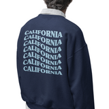 CALIFORNIA SWEAT (rygprint) - NAVY