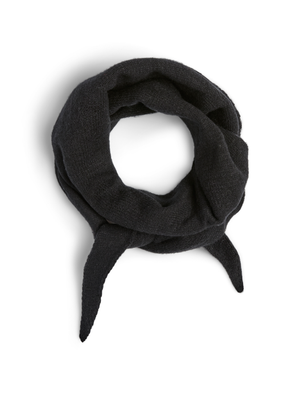 KOMMA TRAINGLE SCARF - BLACK