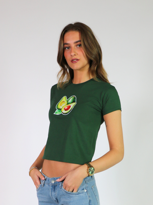 AVOCADO BABY TEE - MØRK GRØN