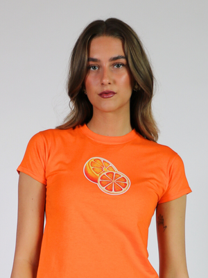 ORANGES BABY TEE - ORANGE