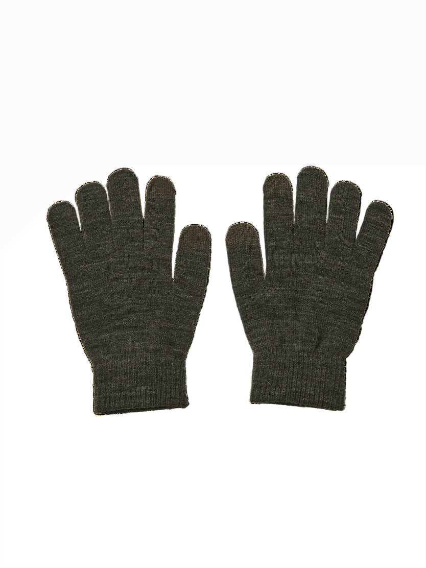 BUDDY HANDSCHUHE (mobilfreundlich) - DUNKELGRAU MELANGE