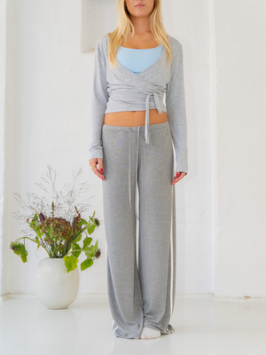 MARISSA PANTS - LYSEGRÅ