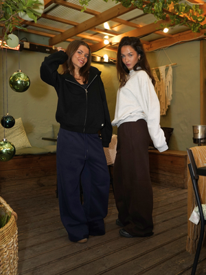 BAGGY SWEATPANTS - NAVY