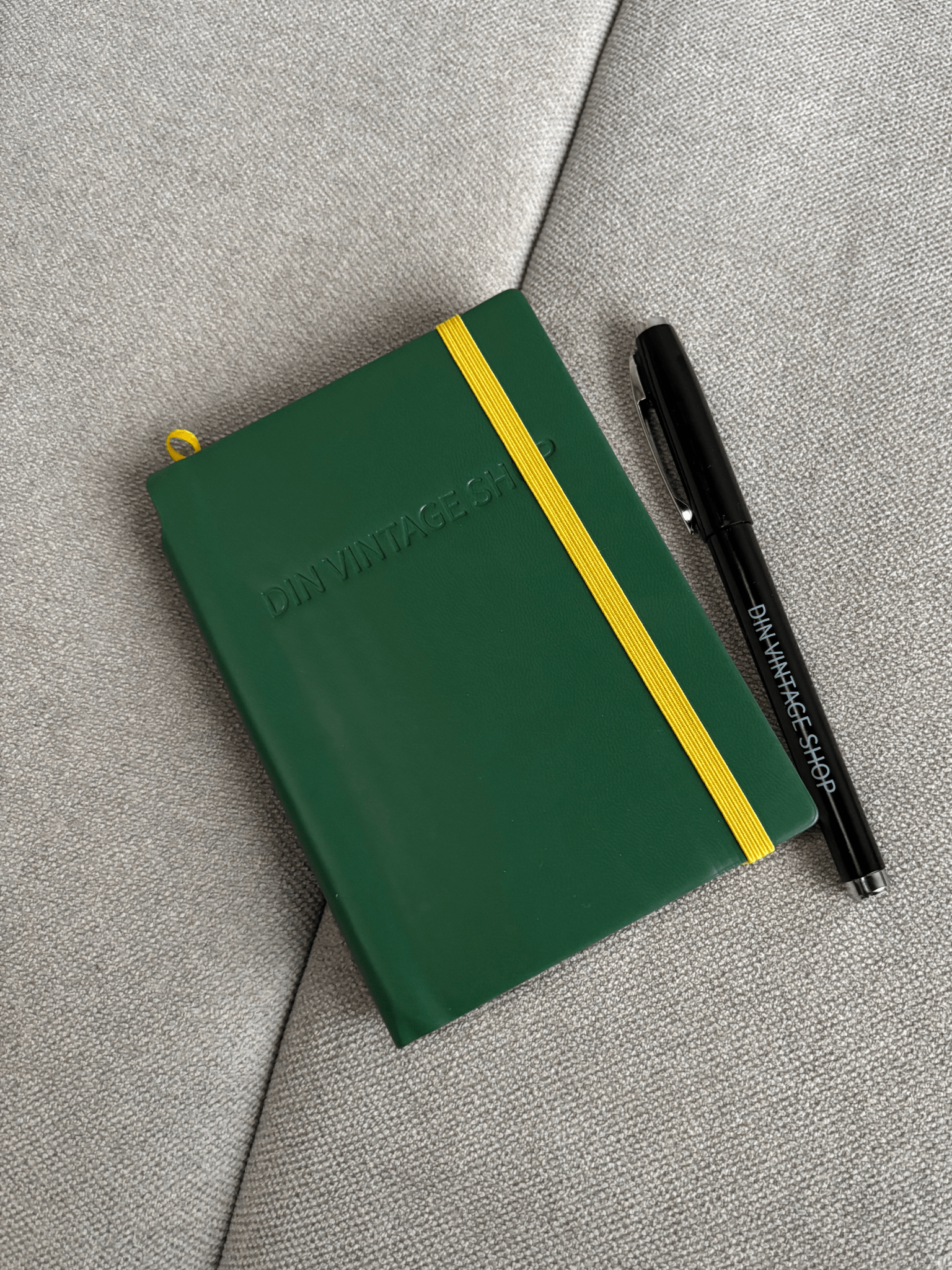 DINVINTAGESHOP PLANNER + PEN - GREEN