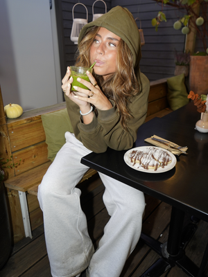 OVERSIZED HOODIE - ARMY