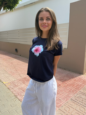 HAWAII (blå) BABY TEE - NAVY