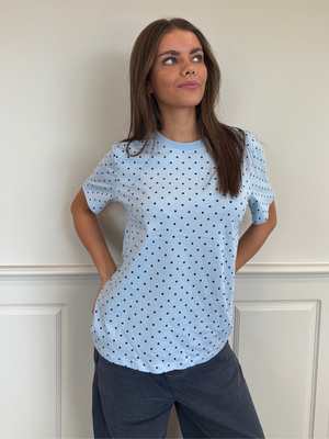 RIA DOT TEE - BLUE/MARITIME DOT