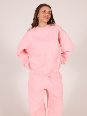 OVERSIZED SWEATSHIRT - LIGHT PINK