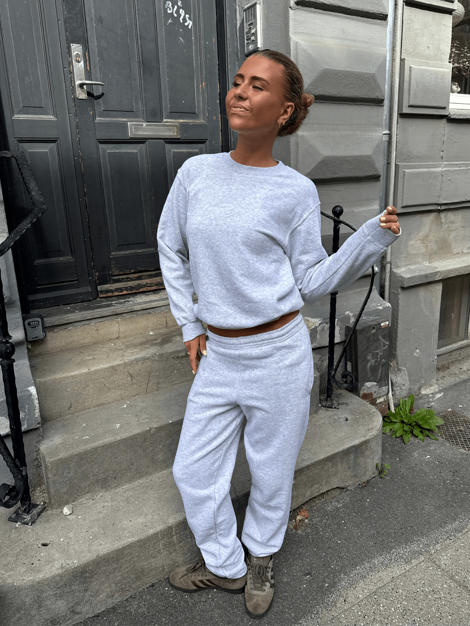 FRUCHT-SWEATSHIRT - GRAU