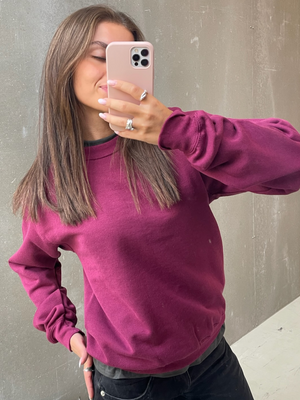 FRUIT SWEATSHIRT - BORDEAUX