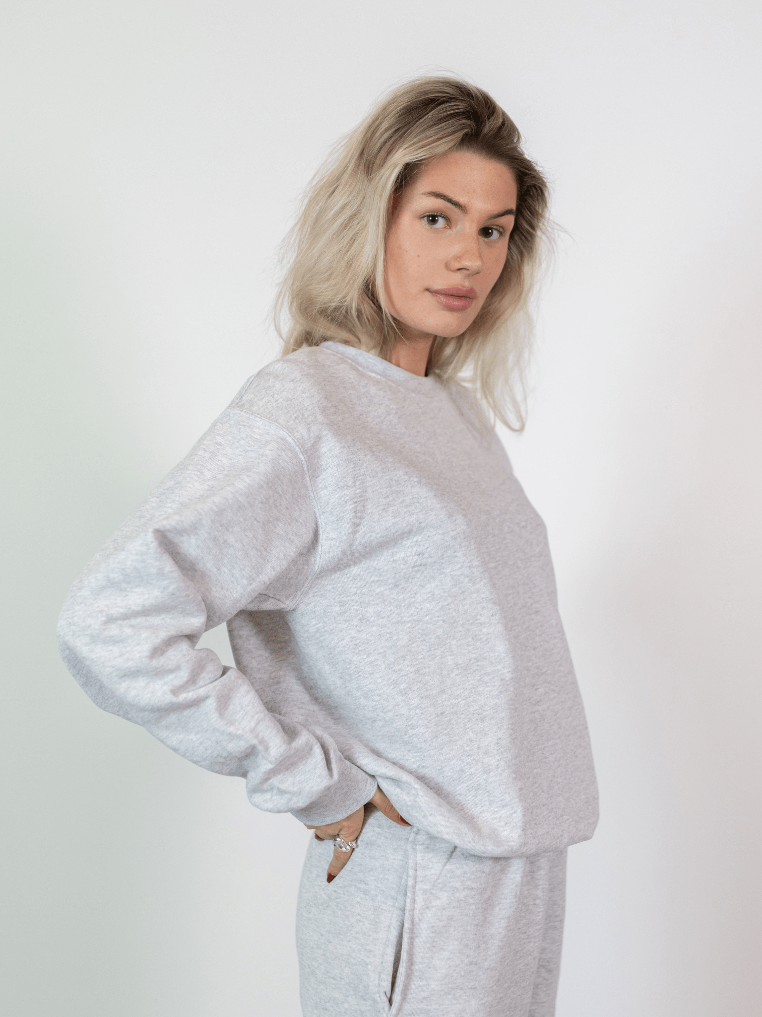 FRUCHT-SWEATSHIRT - GRAU