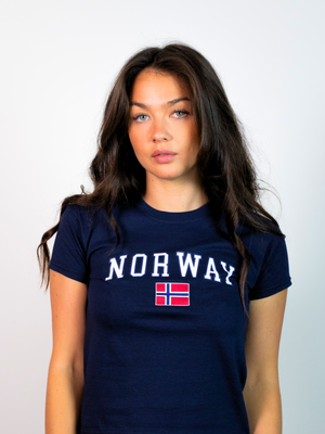 NORWAY, BABY TEE - NAVY