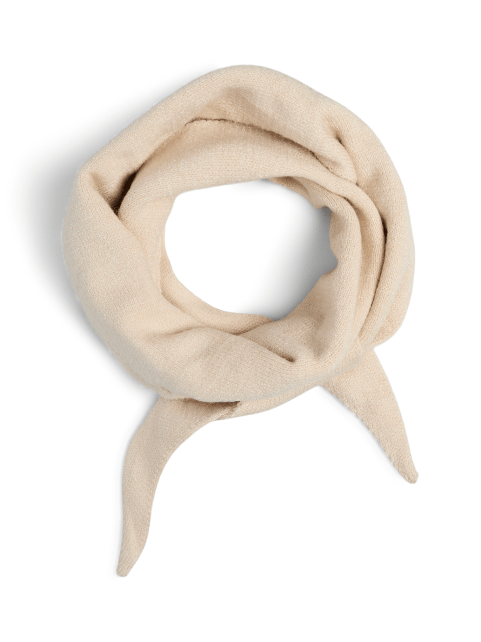 KOMMA TRIANGLE SCARF - WHITECAP GRAY