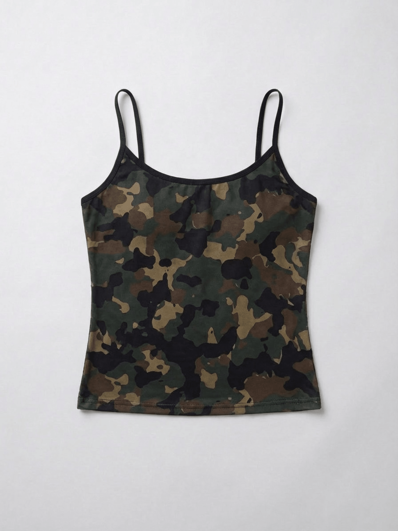 NADIA TANK TOP - GREEN CAMO