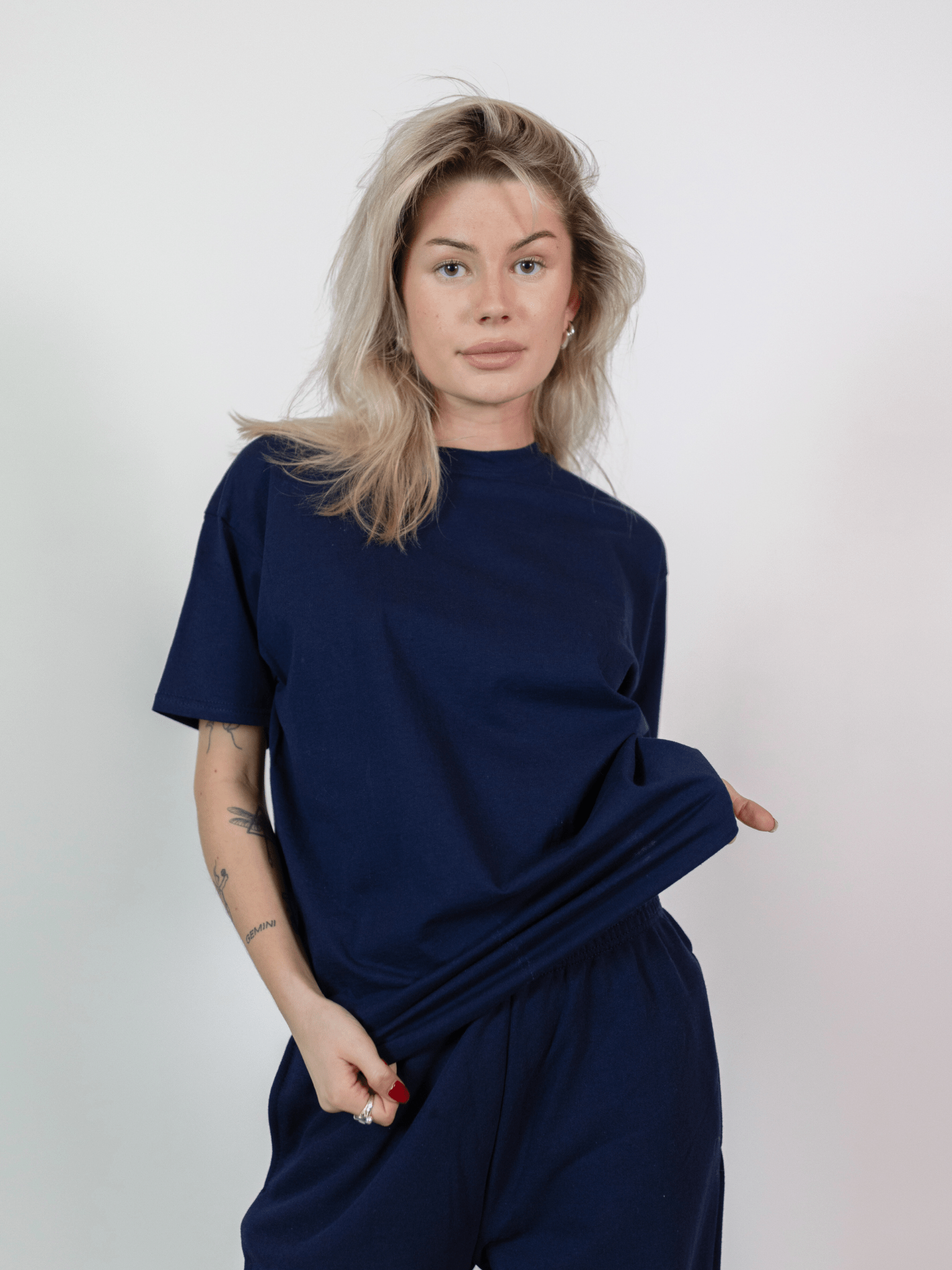 FRUCHT-SHIRT - MARINEBLAU