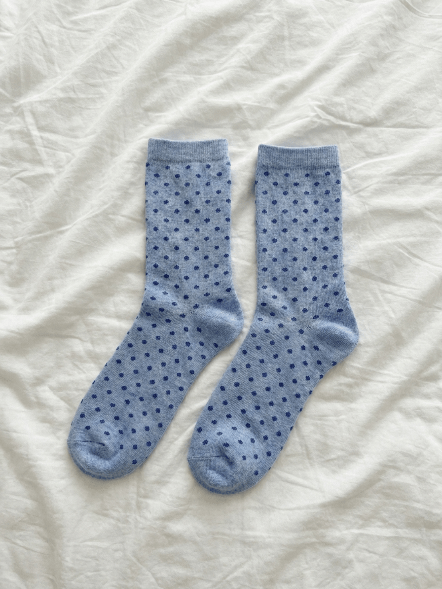 SEBBY GLITTER SOCKS - BABY LAVENDER DOTS