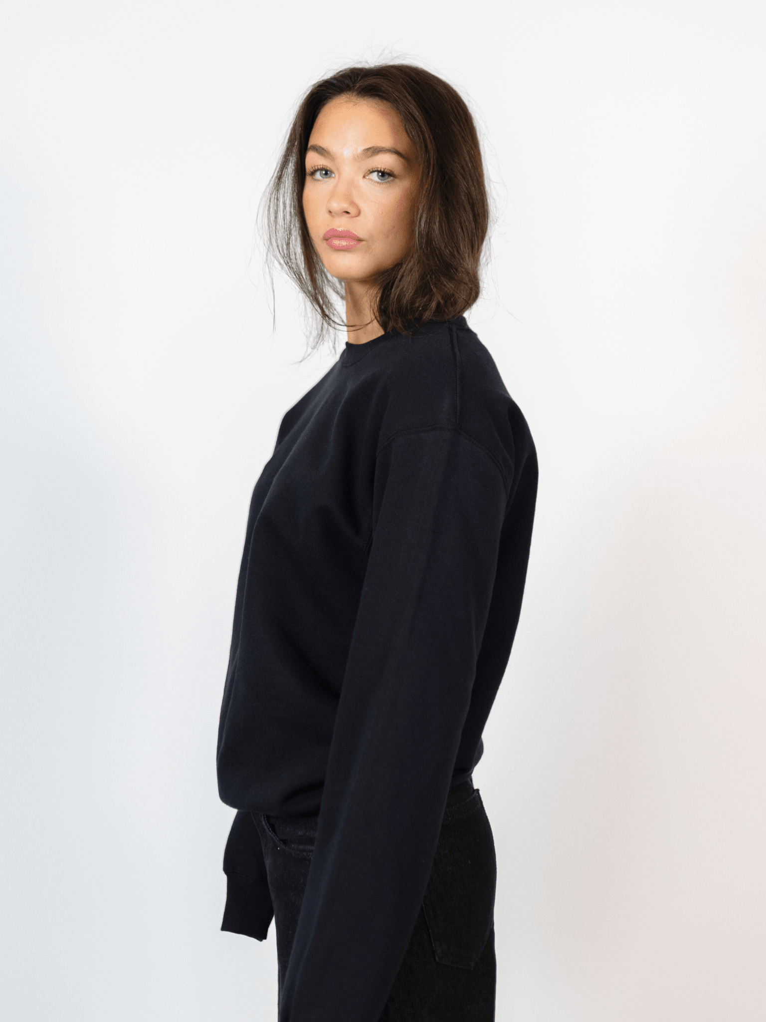 FRUCHT-SWEATSHIRT - SCHWARZ