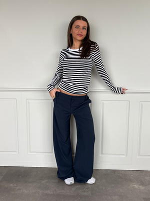 BELLA SUIT PANT NEW - NAVY
