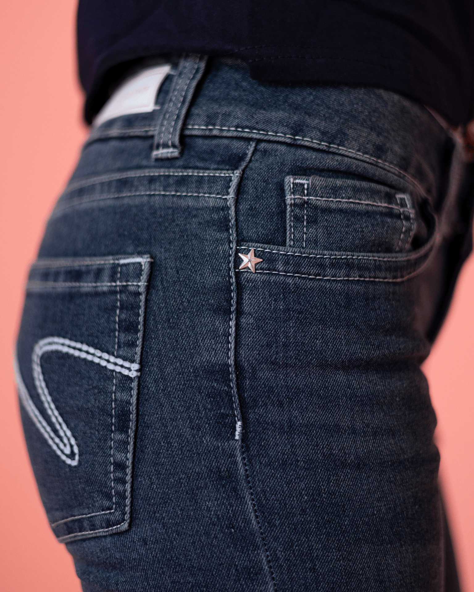 ERIKA LOW BOOTCUT JEANS - MID BLUE