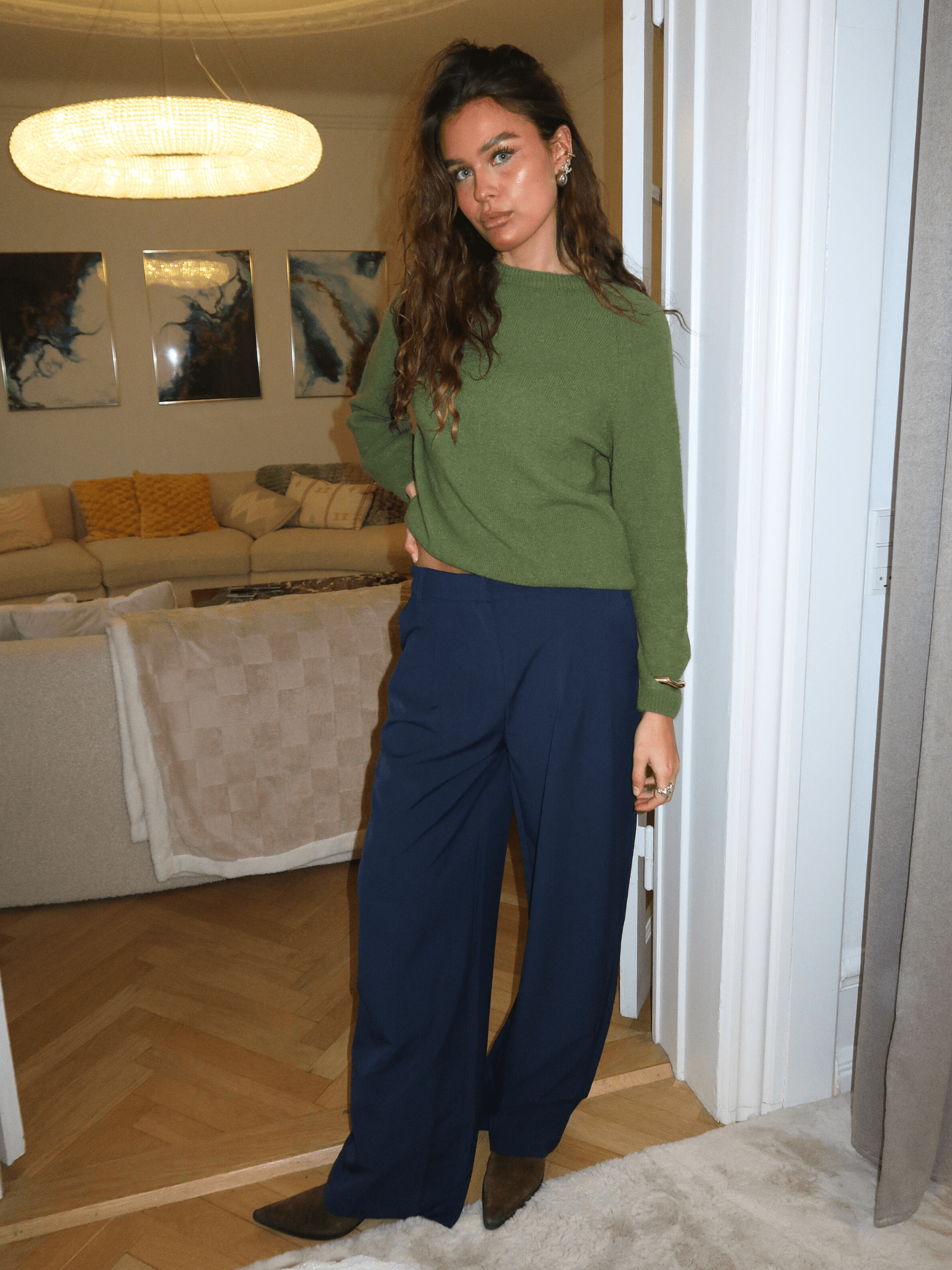 AIA BAGGY ANZUGHOSE - MARINEBLAU