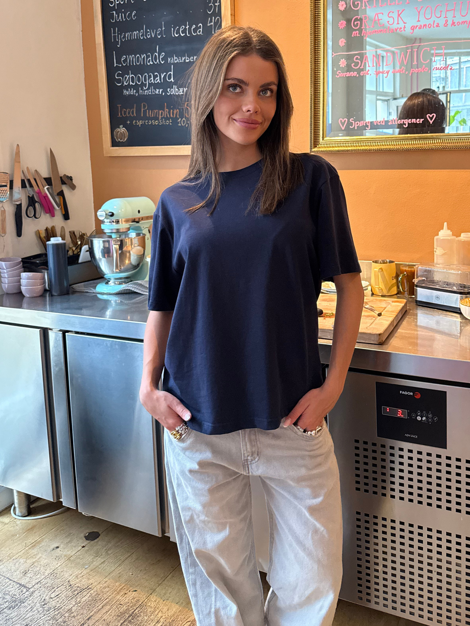 Glücks-T-Shirt - Marineblau
