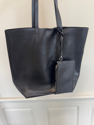 ANILLA SHOPPER BAG - BLACK