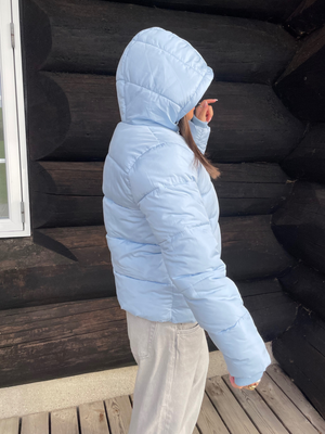 BEE PUFFER JACKET - CASHMERE BLUE