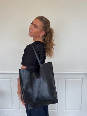 ANILLA SHOPPER BAG - BLACK
