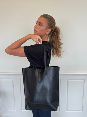 ANILLA SHOPPER BAG - BLACK