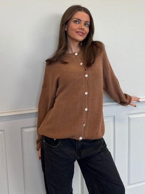 MOLLI CARDIGAN - BROWN