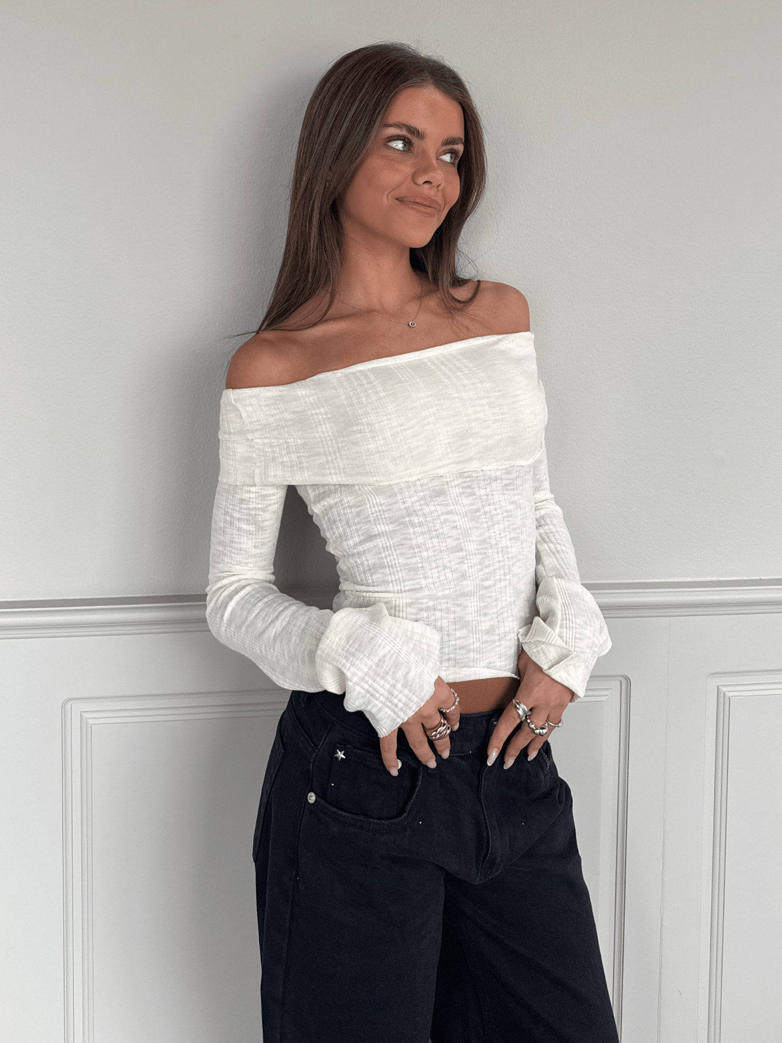 MELANIE TOP - OFFWHITE