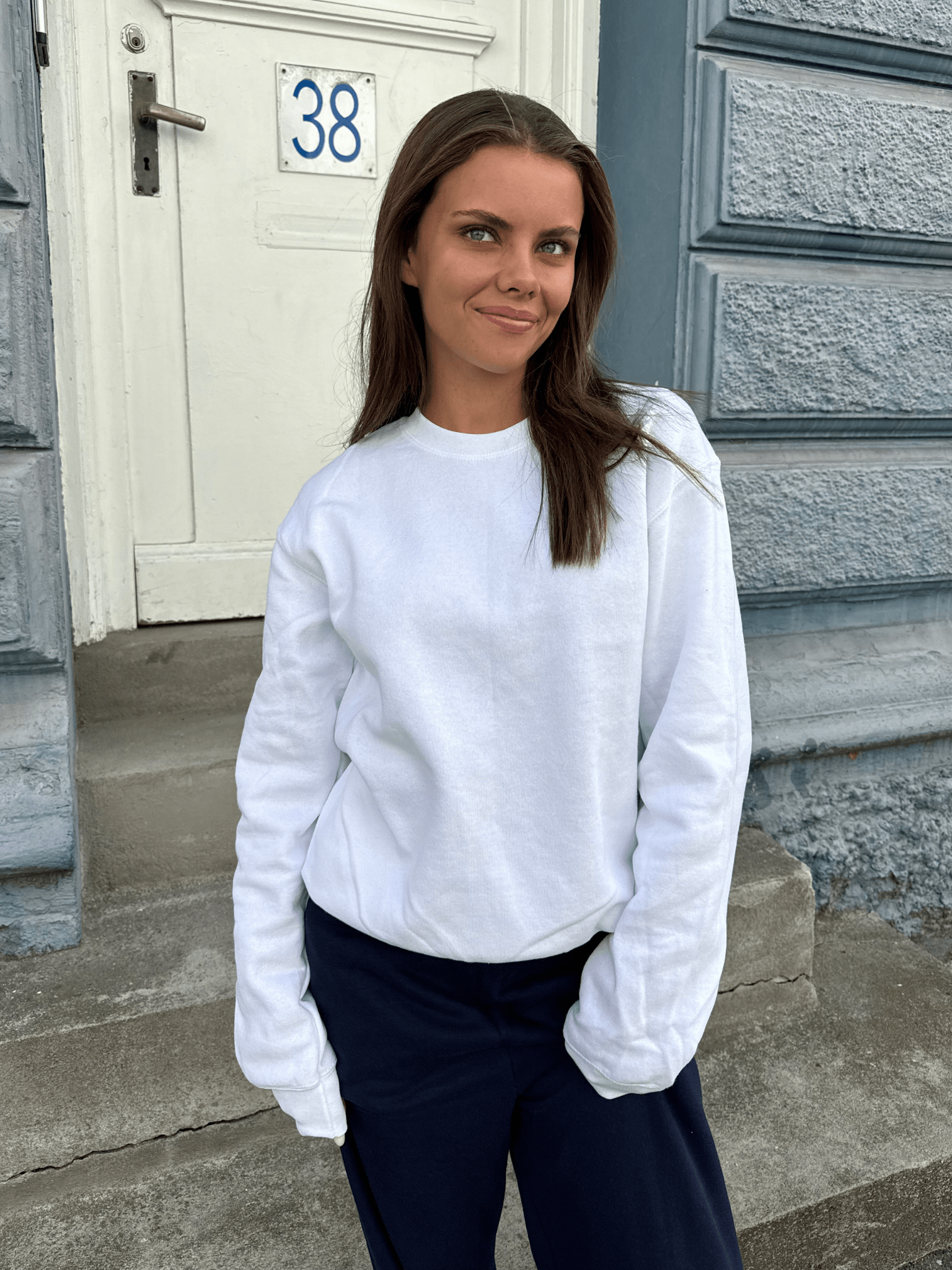 FRUCHT-SWEATSHIRT - WEISS