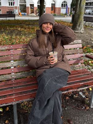 ISA DOWN JACKET - BROWN