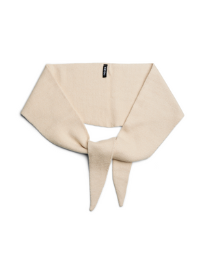 KOMMA TRIANGLE SCARF - WHITECAP GRAY