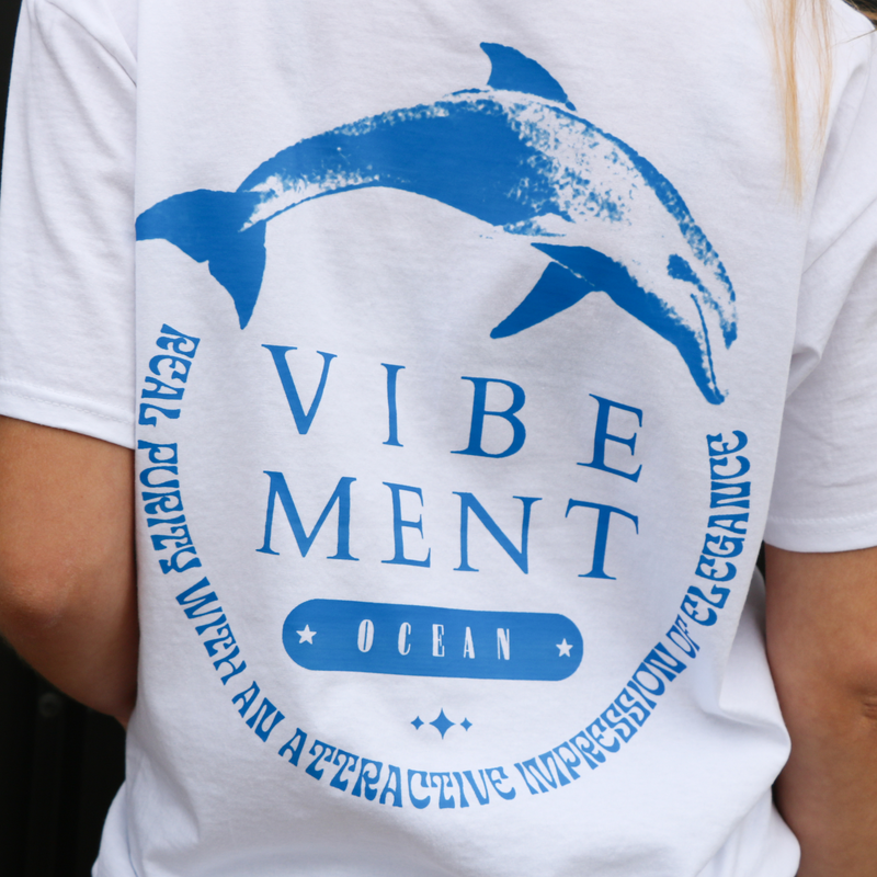 DOLPHIN T-SHIRT - HVID