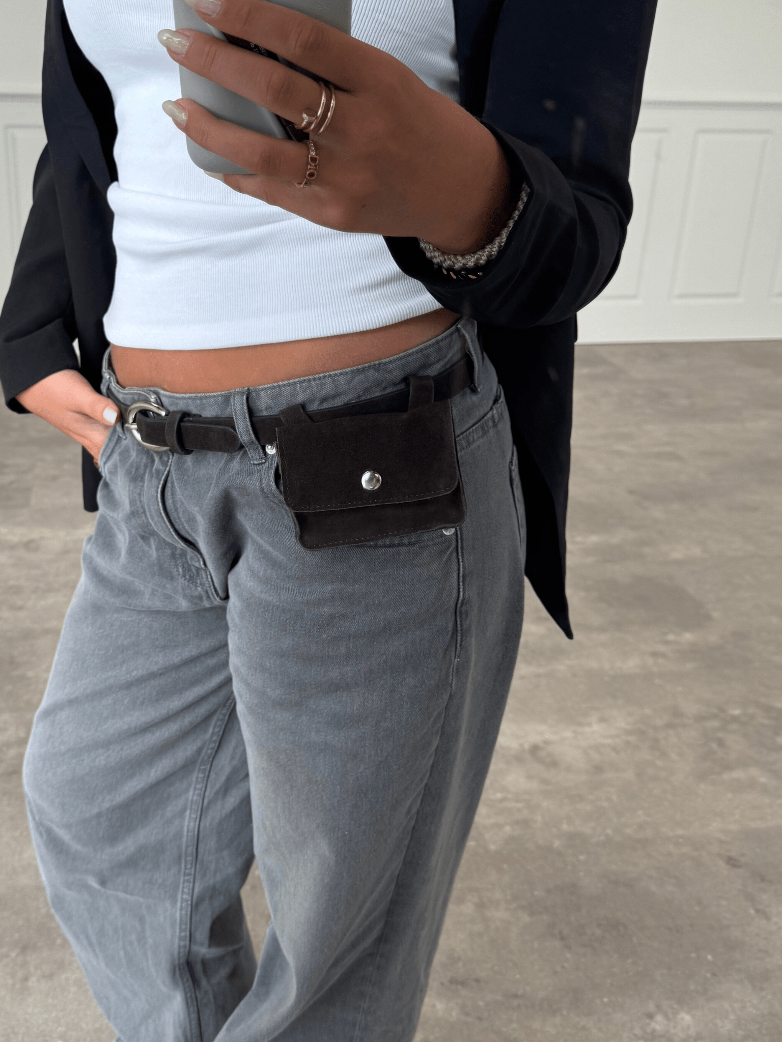AFIA SUEDE BELT BAG - DELICIOSO